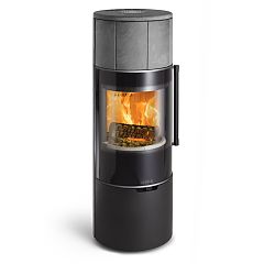 Печь K 900 высокая soapstone, хром. окантовка стекла