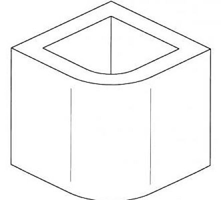 Элемент дымохода (неокр.Н=26см)